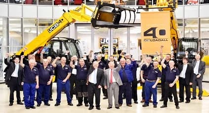 40 Años de la creación del manipulador telescópico de JCB